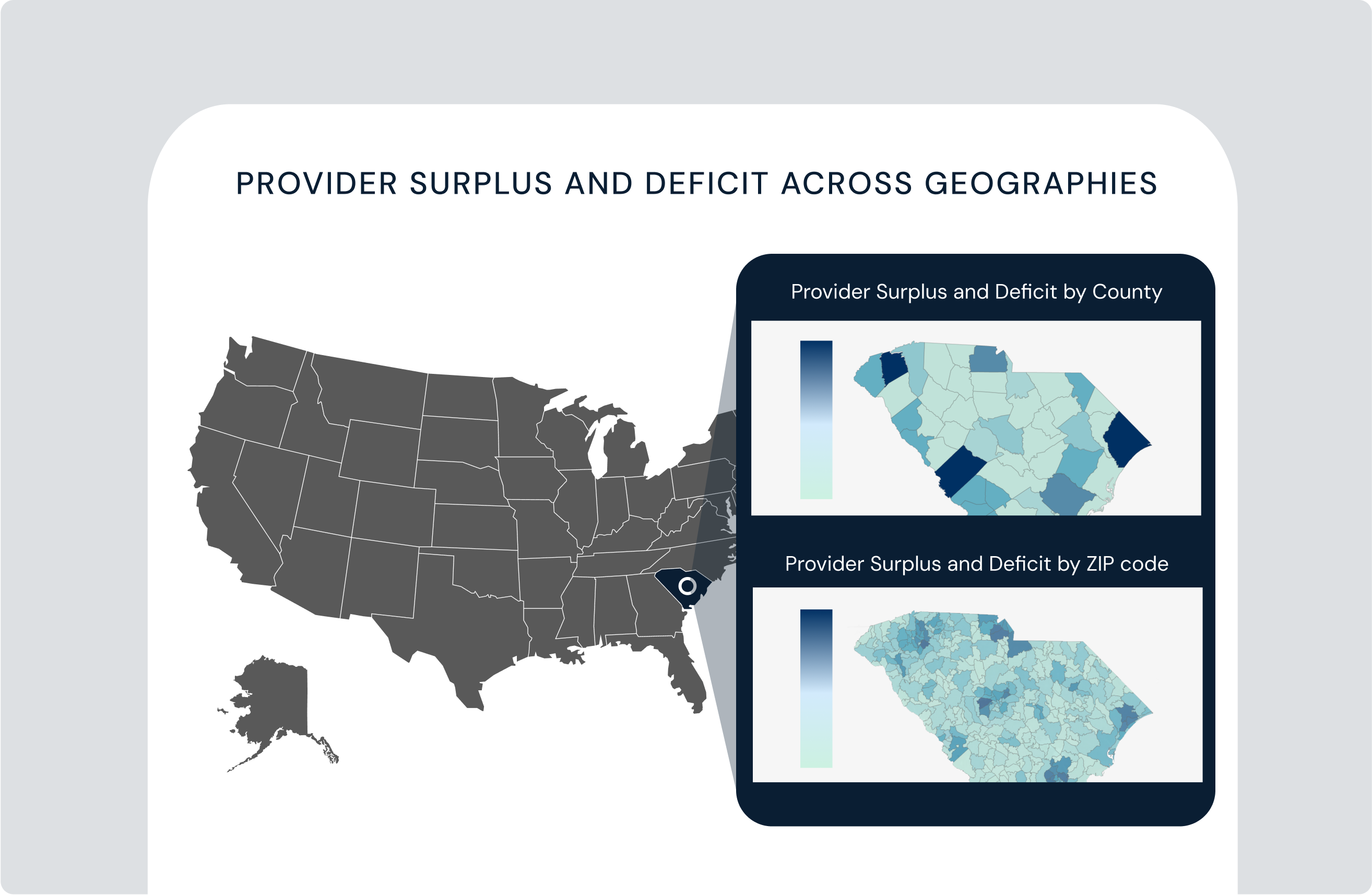 Projected physician need at the state, county and ZIP code levels