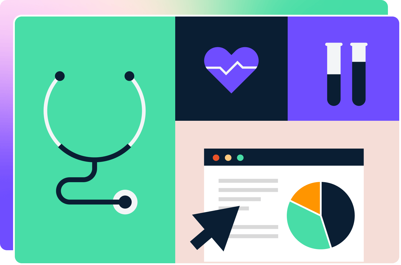 Visual of Graphics Related to Provider Solutions