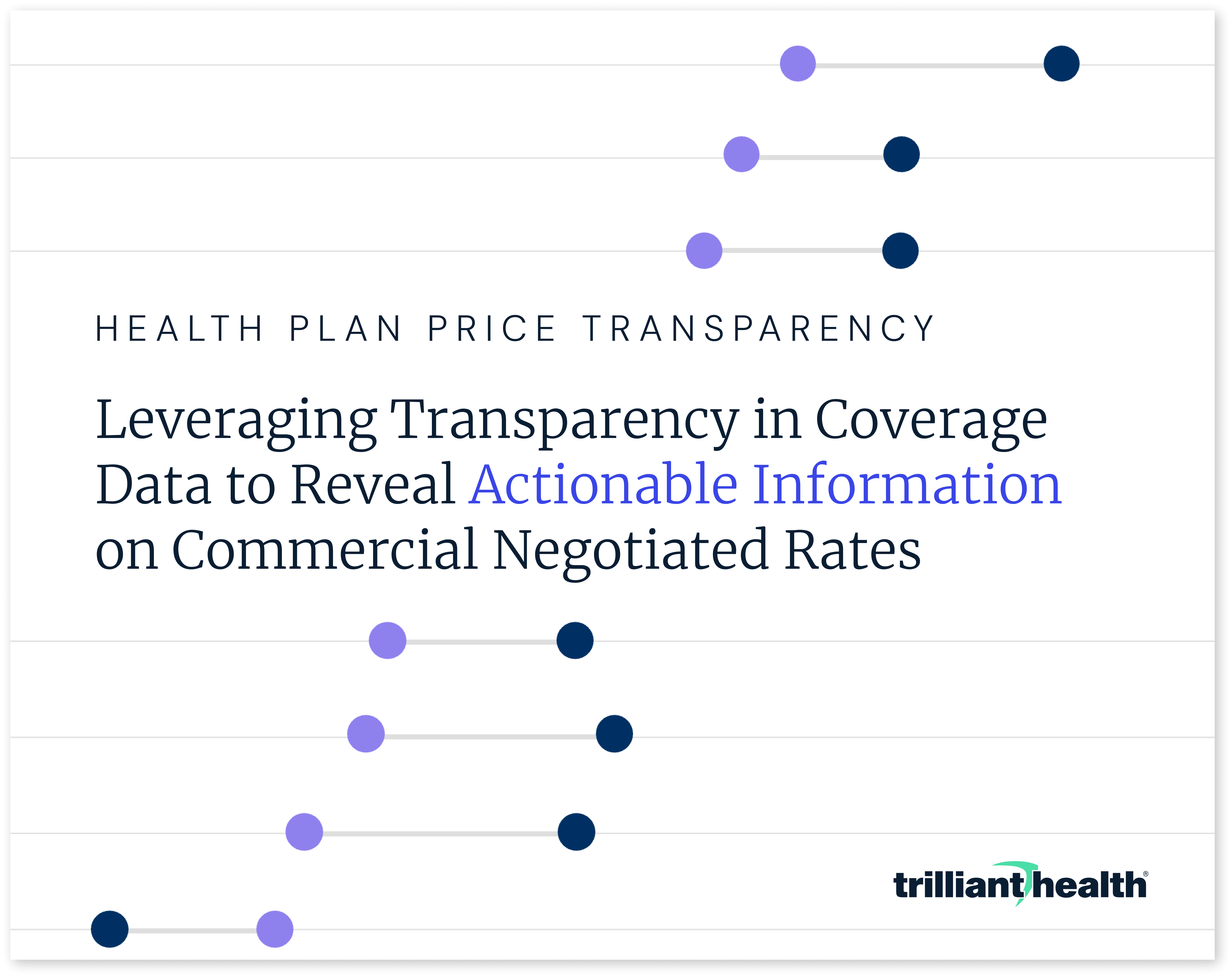 2025 Health Plan Price Transparency Whitepaper cover